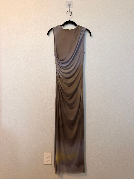 Zara Dresses & Skirts - Zara Taupe to Gray Gradient Sleeveless Maxi Dress